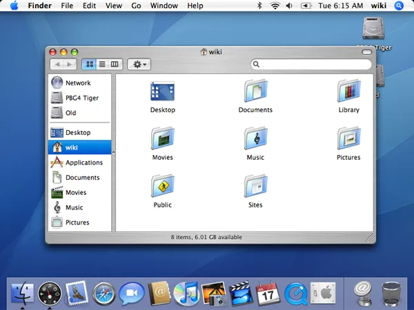 Mac OS X 10.4 Tiger